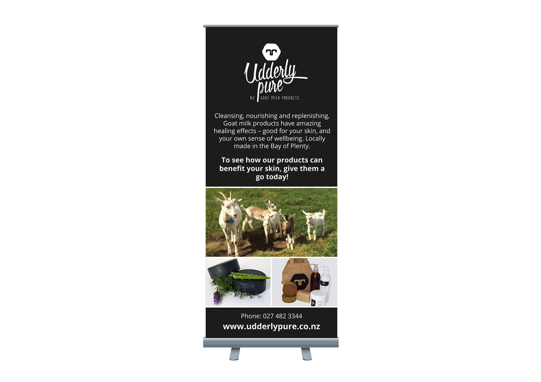 i-set-type-graphic-design-print-services-artwork-marketing-banner-udderly-pure-tauranga